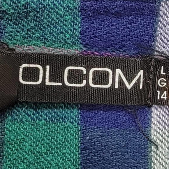 VOLCOM Double Breasted Pocket Button Up Shirt - Picture 9 of 13